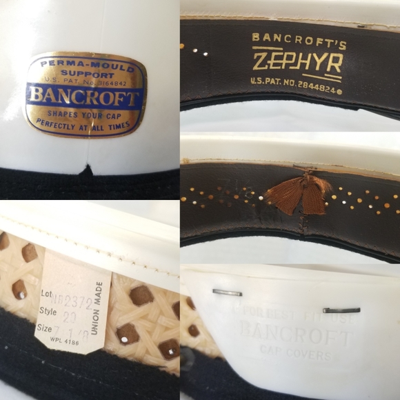 SOLD 🌈 Vintage Bancroft's Zephyr hat support - Picture 8 of 8